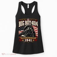 Big Boy 4014 Steam Engine Locomotive Train Railroad Women's Tank Top thumb 0