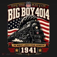 Big Boy 4014 Steam Engine Locomotive Train Railroad Tank Top thumb 6