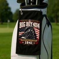 Big Boy 4014 Steam Engine Locomotive Train Railroad Golf Towel thumb 2