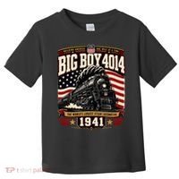 Big Boy 4014 Steam Engine Locomotive Train Railroad Toddler T-Shirt thumb 0
