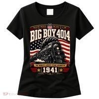 Big Boy 4014 Steam Engine Locomotive Train Railroad Women's T-Shirt thumb 0