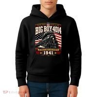 Big Boy 4014 Steam Engine Locomotive Train Railroad Kids Hoodie thumb 4