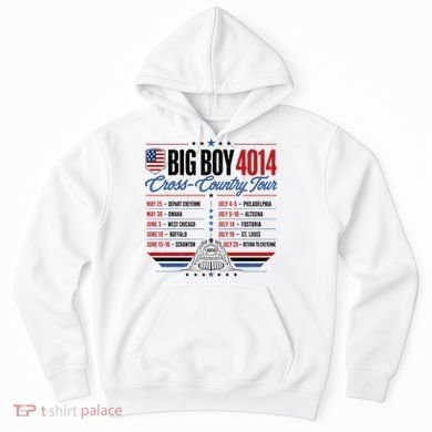 Big Boy 4014 Cross Country Tour Event Schedule Hoodie