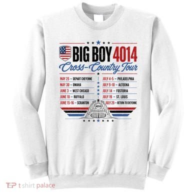 Big Boy 4014 Cross Country Tour Event Schedule Sweatshirt