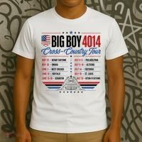 Big Boy 4014 Cross Country Tour Event Schedule T-Shirt thumb 3