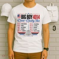 Big Boy 4014 Cross Country Tour Event Schedule T-Shirt thumb 6
