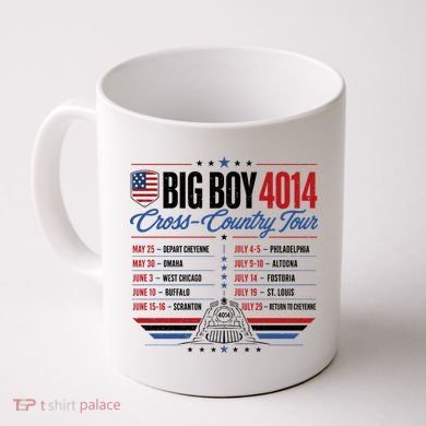 Big Boy 4014 Cross Country Tour Event Schedule Coffee Mug