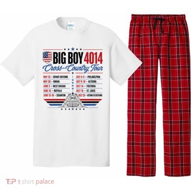 Big Boy 4014 Cross Country Tour Event Schedule Pajama Set