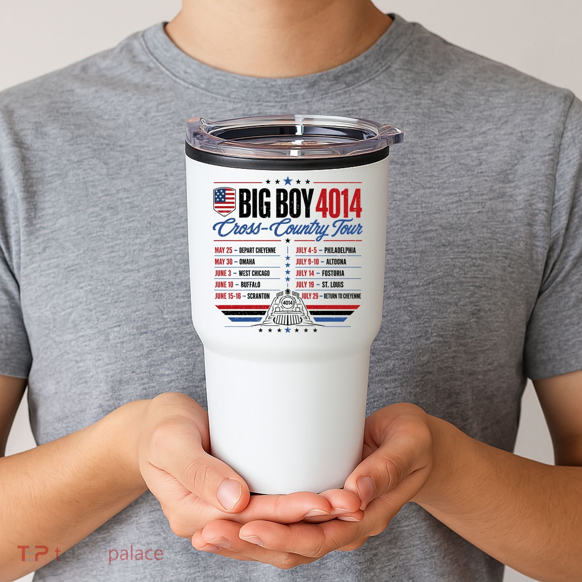 Big Boy 4014 Cross Country Tour Event Schedule Tumbler