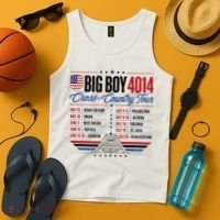 Big Boy 4014 Cross Country Tour Event Schedule Tank Top thumb 4