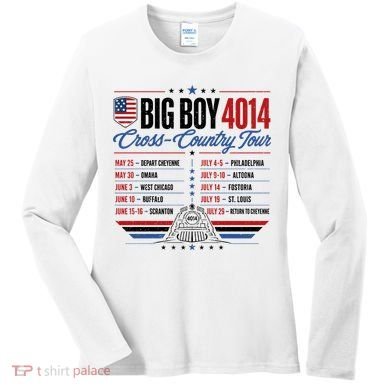 Big Boy 4014 Cross Country Tour Event Schedule Women's Long Sleeve Shirt