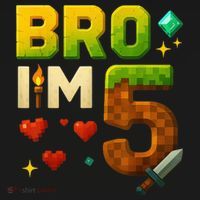 Birthday Boy 5th Birthday Bro I'M 5 Year Old Gamer Pixel Kids T-Shirt thumb 4