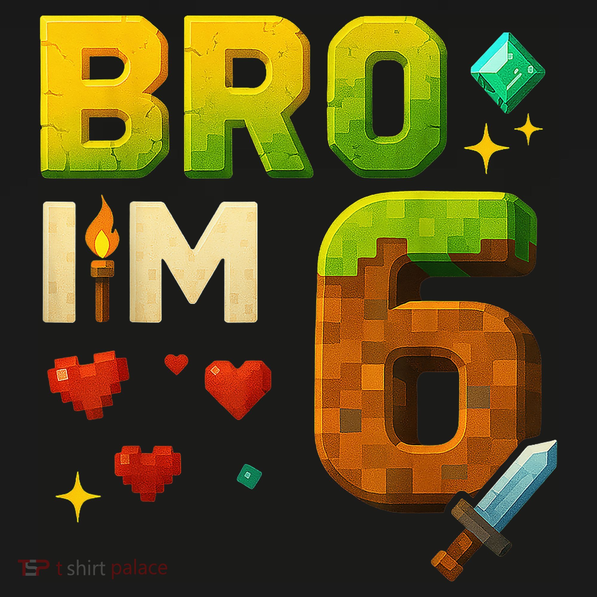 Birthday Boy 6th Birthday Bro I'M 6 Year Old Gamer Pixel Women's Tank Top