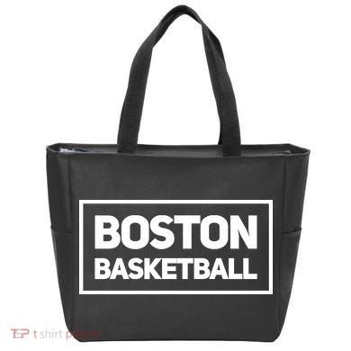 Boston Basketball Tote Bag