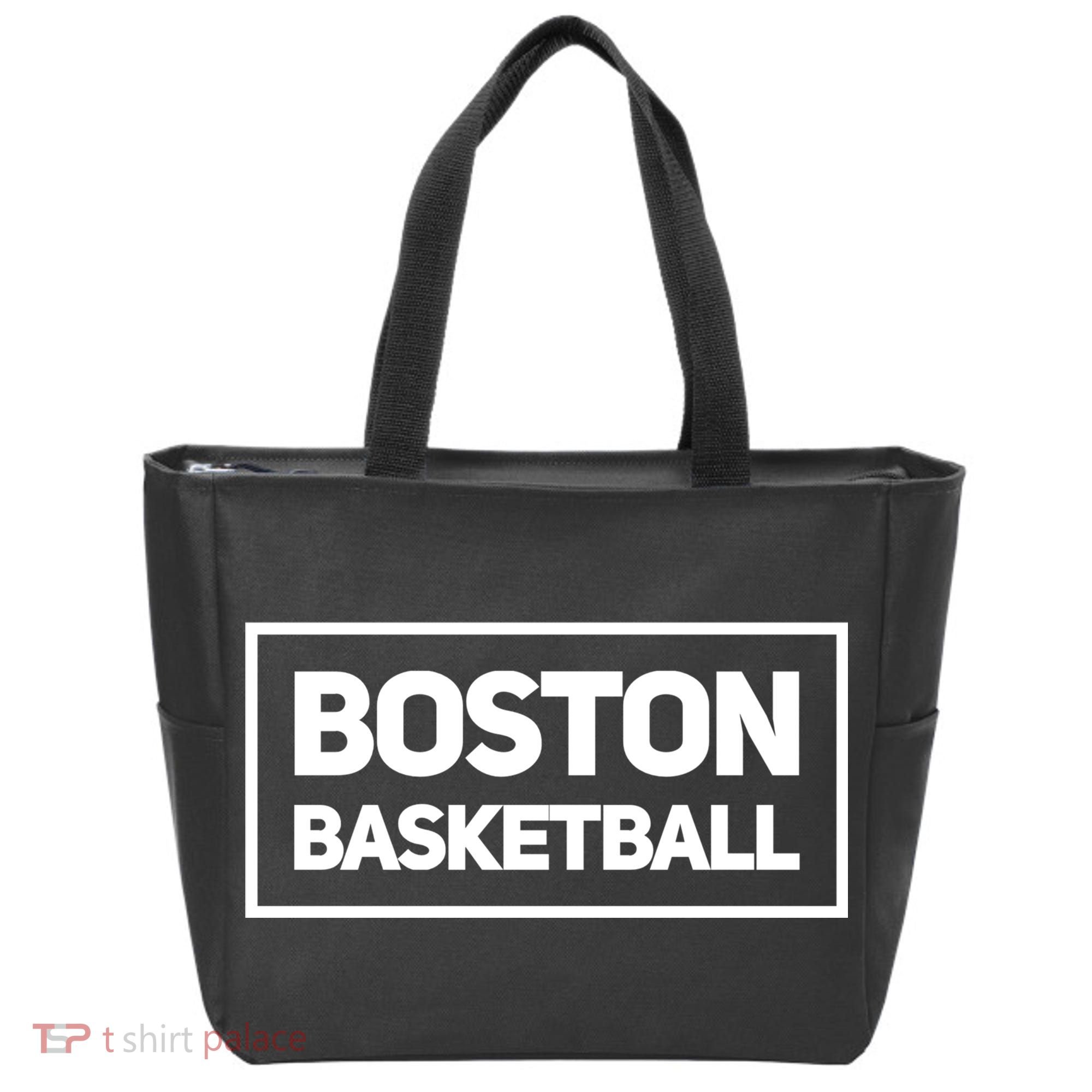 Boston Basketball Tote Bag
