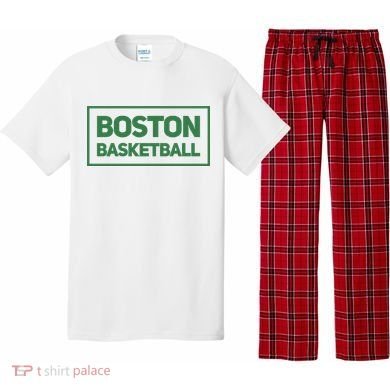 Boston Basketball Pajama Set