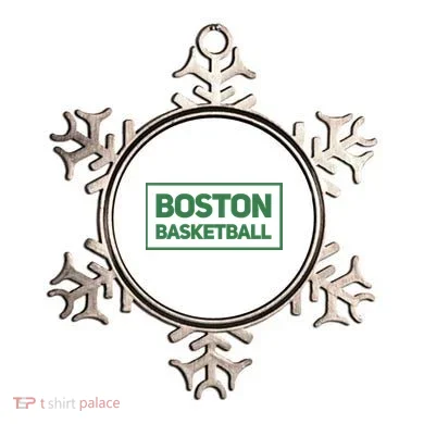 Boston Basketball Ornament