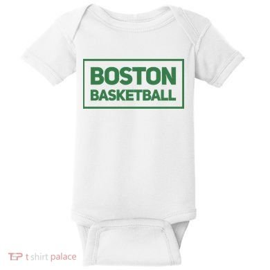 Boston Basketball Baby Bodysuit