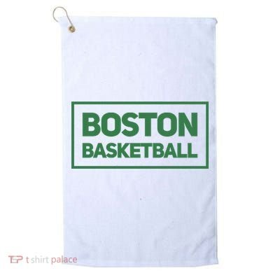 Boston Basketball Golf Towel