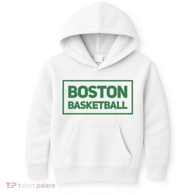 Boston Basketball Kids Hoodie