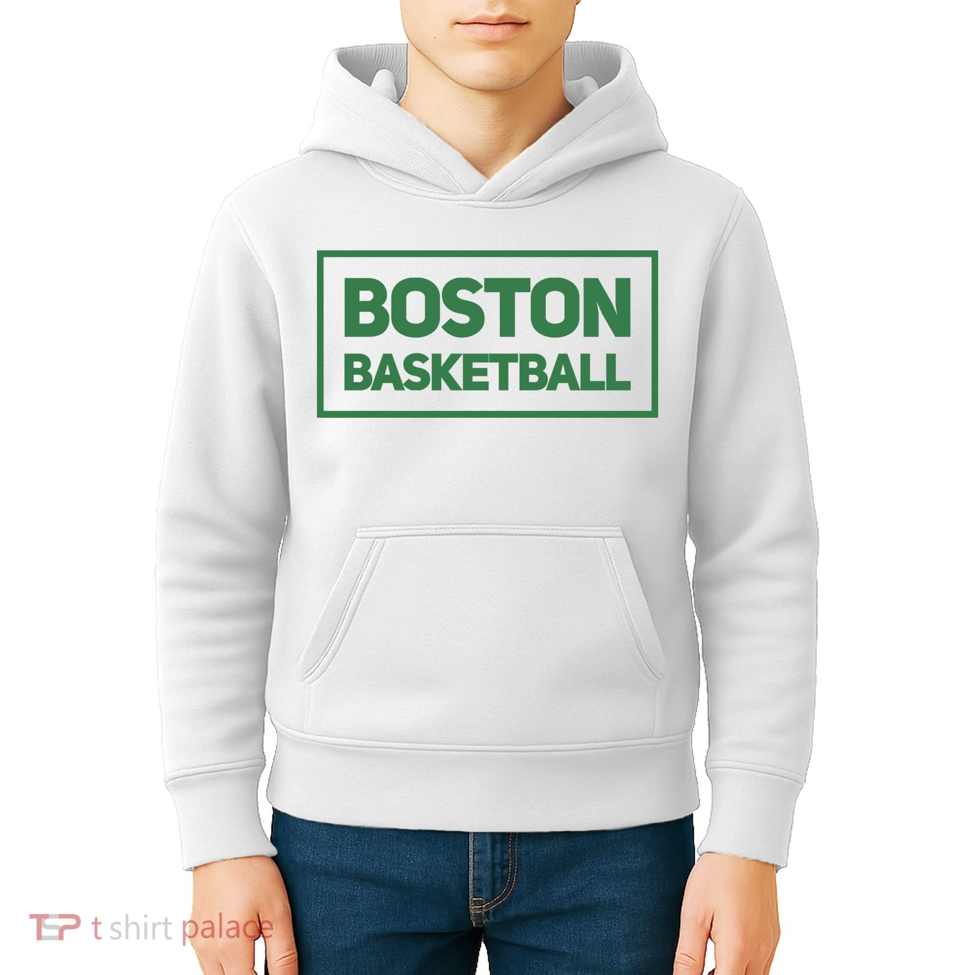 Boston Basketball Kids Hoodie