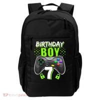 Birthday Boy 7 Video Game Controller Gamer 7th Birthday Gift TShirt Backpack thumb 0