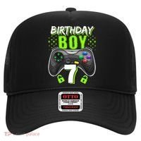 Birthday Boy 7 Video Game Controller Gamer 7th Birthday Gift TShirt Hat thumb 0