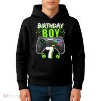 Birthday Boy 7 Video Game Controller Gamer 7th Birthday Gift TShirt Kids Hoodie thumb 4