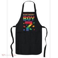 Birthday Boy 7 Years Old Seven Master Builder Building Lover Apron thumb 0