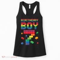 Birthday Boy 7 Years Old Seven Master Builder Building Lover Women's Tank Top thumb 0