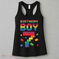 Birthday Boy 7 Years Old Seven Master Builder Building Lover Women's Tank Top thumb 3