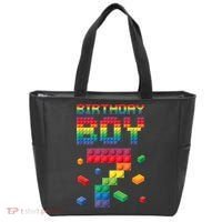 Birthday Boy 7 Years Old Seven Master Builder Building Lover Tote Bag thumb 0