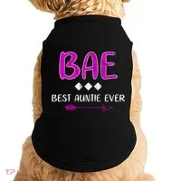 Bae Best Auntie Ever Doggie Tank thumb 0