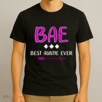 Bae Best Auntie Ever T-Shirt thumb 3