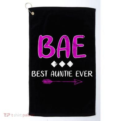 Bae Best Auntie Ever Golf Towel