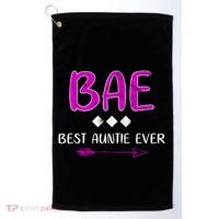 Bae Best Auntie Ever Golf Towel thumb 0