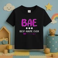 Bae Best Auntie Ever Toddler T-Shirt thumb 3