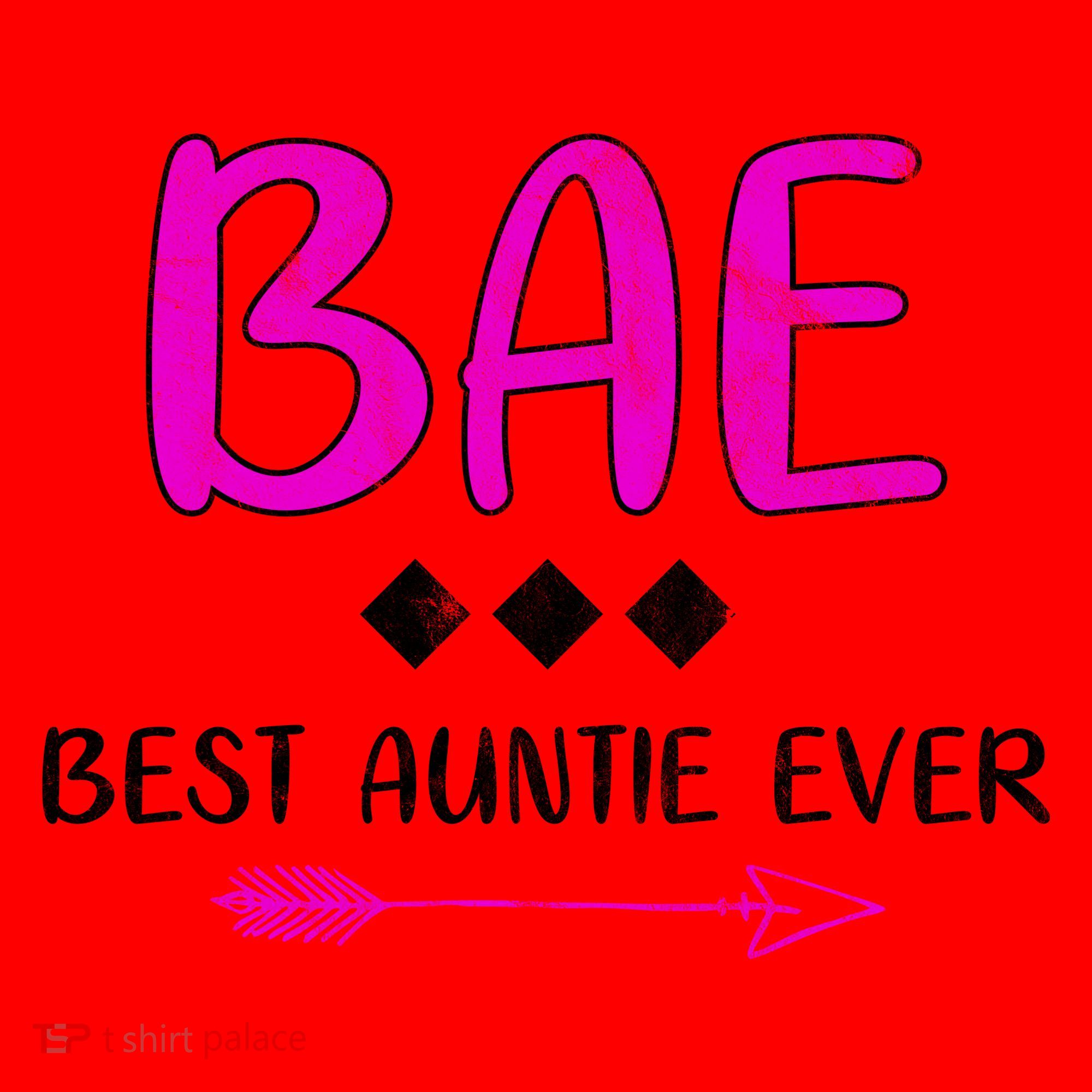 Bae Best Auntie Ever Santa Hat