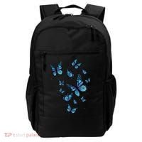 Blue Butterfly Art Garden Beautiful Butterflies Backpack thumb 0