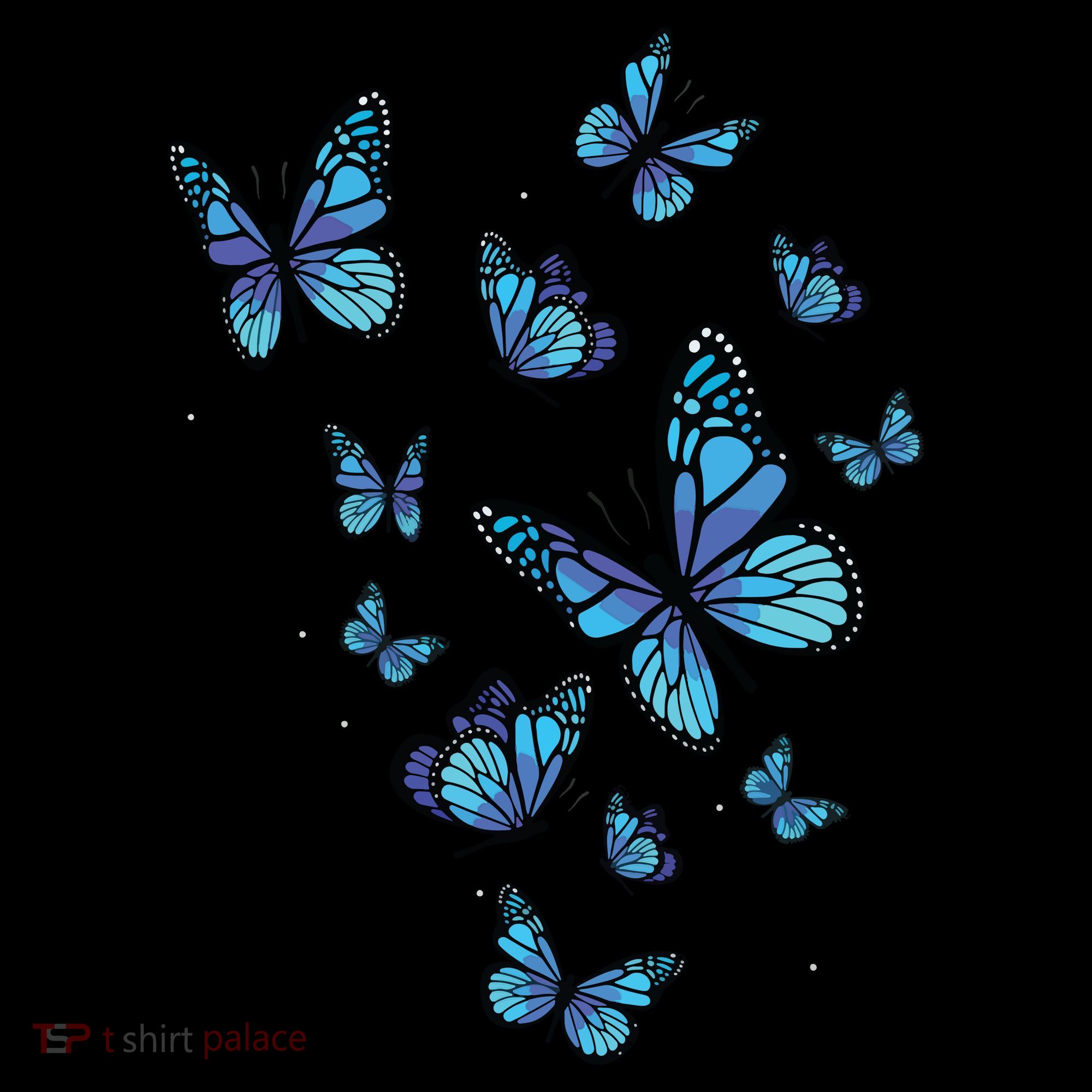 Blue Butterfly Art Garden Beautiful Butterflies Coffee Mug