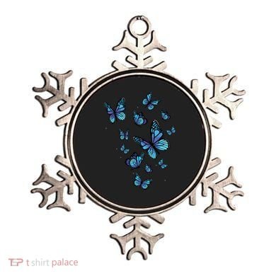 Blue Butterfly Art Garden Beautiful Butterflies Ornament