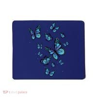 Blue Butterfly Art Garden Beautiful Butterflies Mousepad thumb 0