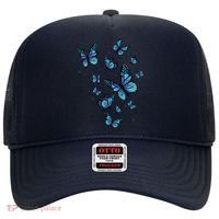 Blue Butterfly Art Garden Beautiful Butterflies Hat thumb 0