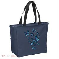 Blue Butterfly Art Garden Beautiful Butterflies Tote Bag thumb 2