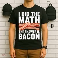 Best Bacon Art For Women Food Pork Meat Bacon Lovers T-Shirt thumb 6