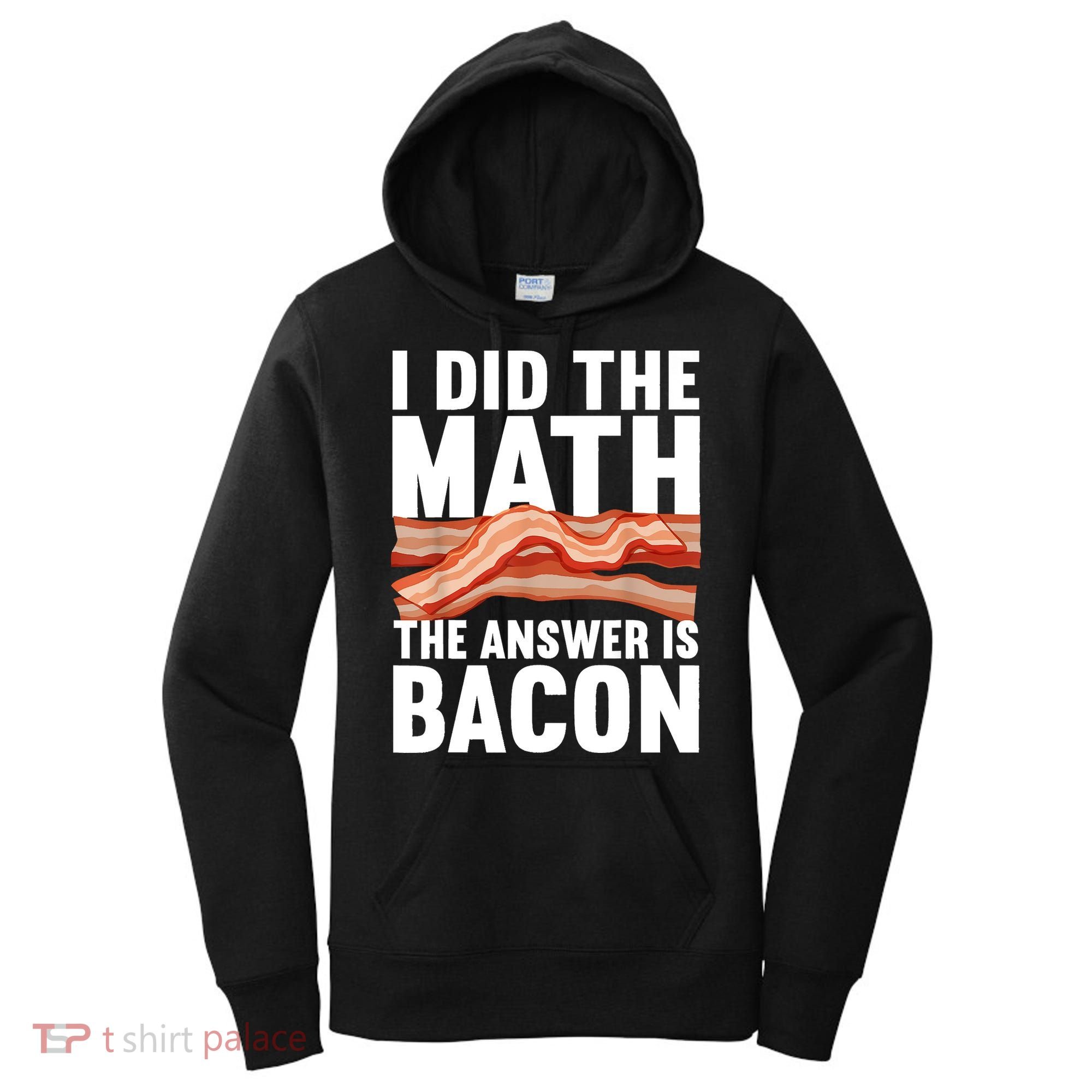 Best Bacon Art For Women Food Pork Meat Bacon Lovers Women's Hoodie