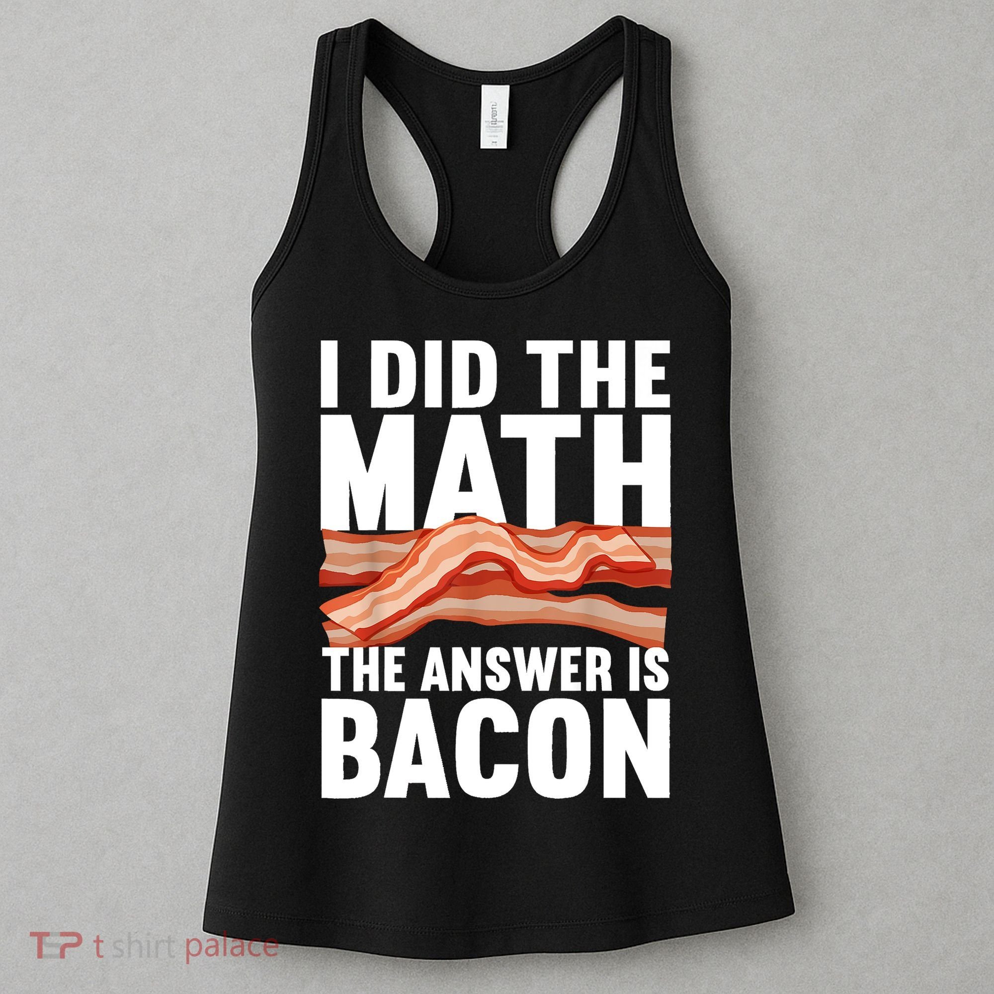 Best Bacon Art For Women Food Pork Meat Bacon Lovers Women's Tank Top