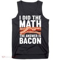 Best Bacon Art For Women Food Pork Meat Bacon Lovers Tank Top thumb 0
