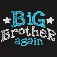 Big Brother Again Sibling Older Son Gift Boy Apron thumb 3
