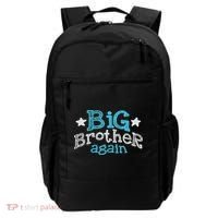 Big Brother Again Sibling Older Son Gift Boy Backpack thumb 0